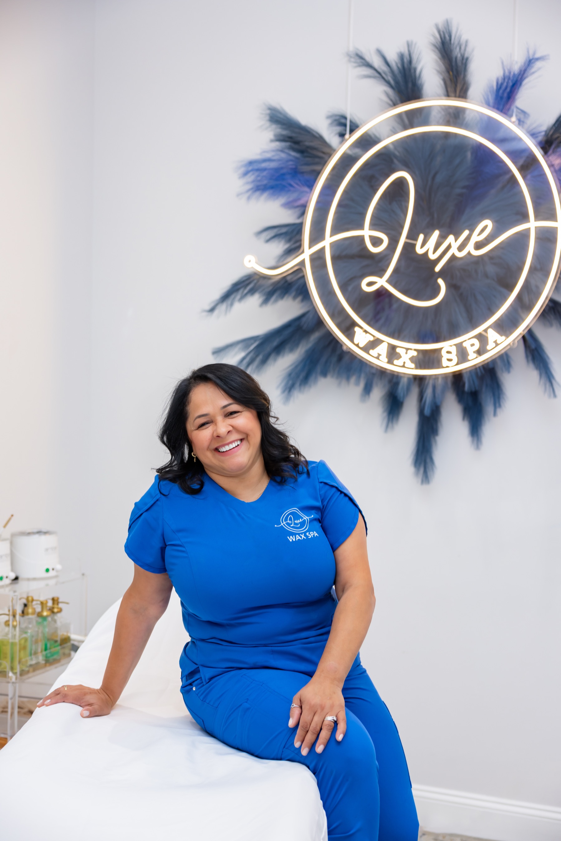 Cida — licensed esthetician and owner of Luxe Wax Spa, Newtown CT